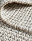 J+J Nanyama Wool/Jute Rug - Natural