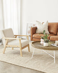 J+J Nanyama Wool/Jute Rug - Natural