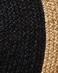 J+J Dinga Jute + Black Flatwoven Rug