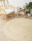 J+J Dinga Pale Jute Flatwoven Rug