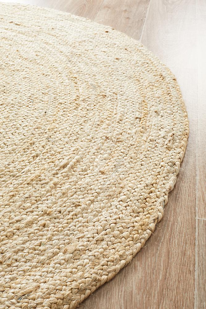J+J Dinga Pale Jute Flatwoven Rug