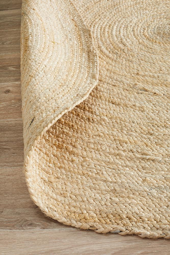 J+J Dinga Pale Jute Flatwoven Rug