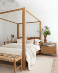 Saba Woven Cord Bench - Sand