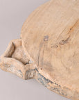 Bleached Round Wooden Chakla