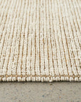 J + J Bengal Jute Rug - White