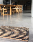 Zebra Caravan Jute Stripe Mat