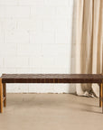 Bennu Leather Bench