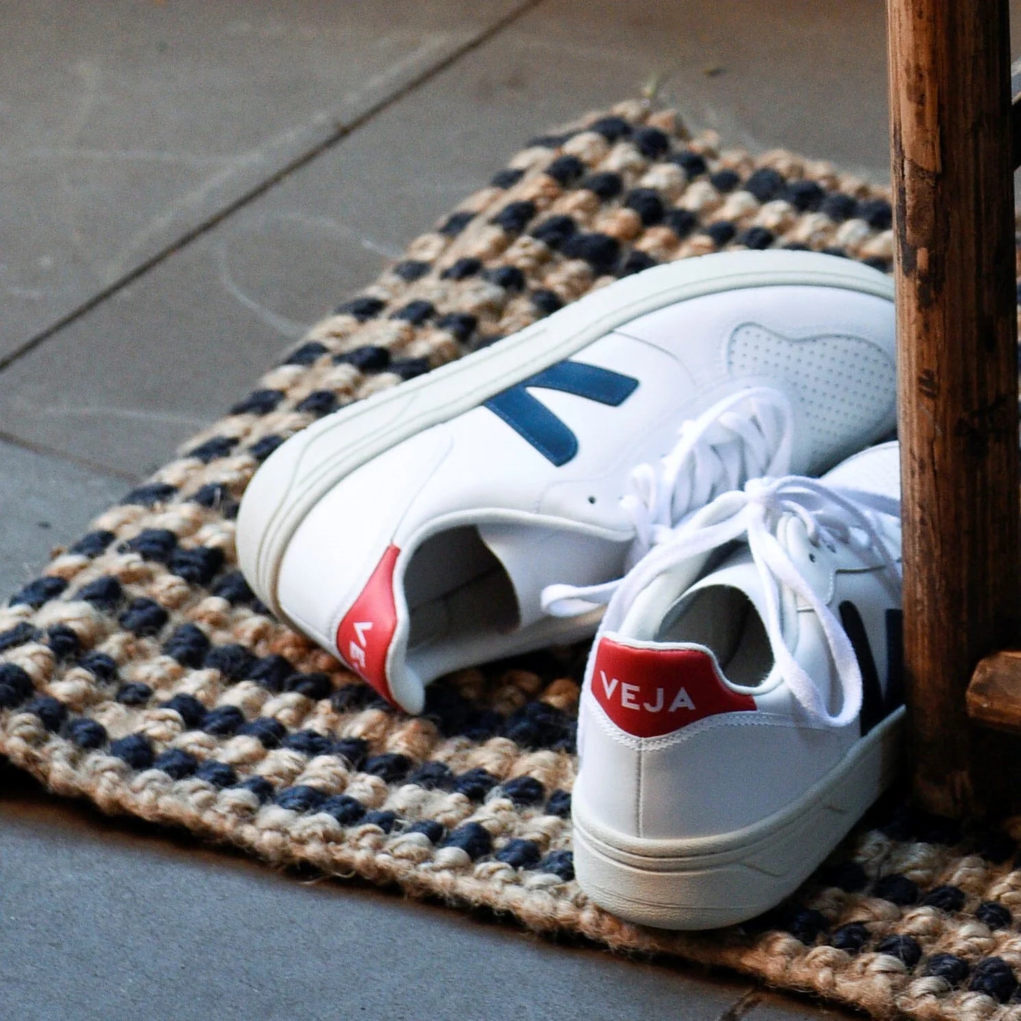 Zebra Caravan Jute Stripe Mat