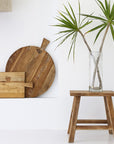 Recycled Elm Stool