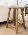 Recycled Elm Stool