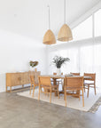 Paloma Woven Leather Dining Chair
