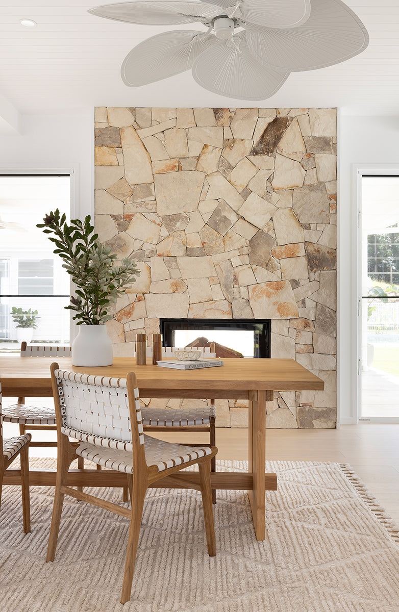 Paloma Woven Leather Dining Chair