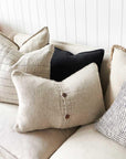 Eadie Mayla Handwoven Linen Cushion