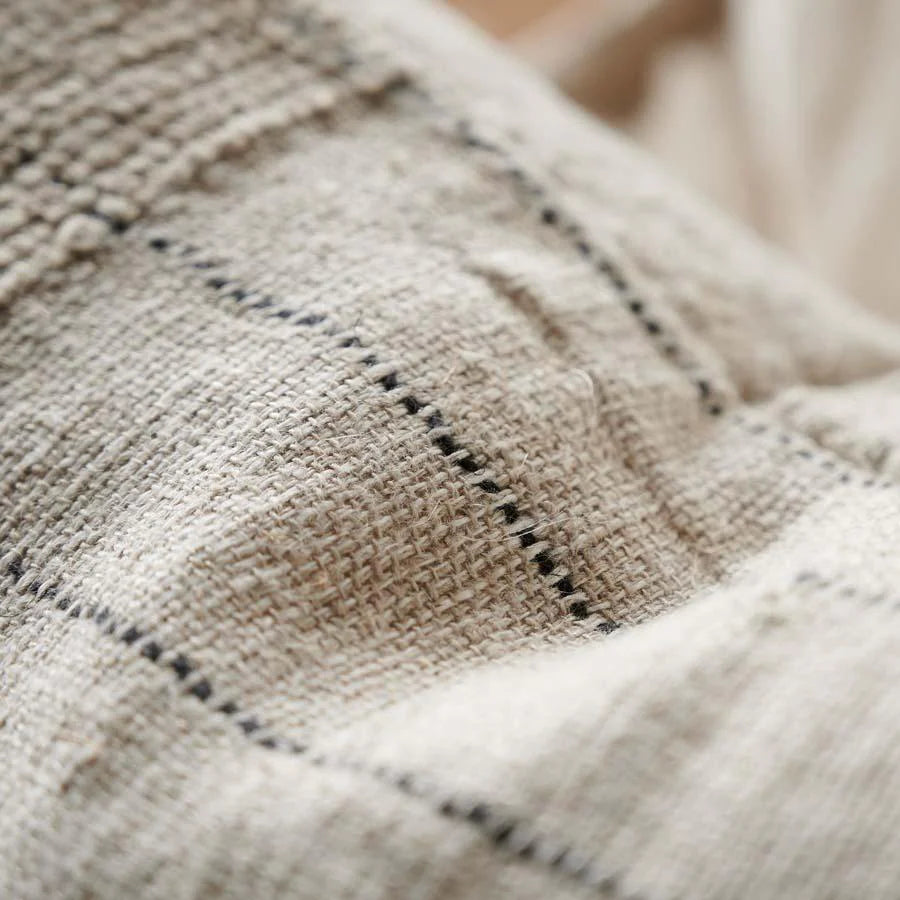 Eadie Mayla Handwoven Linen Cushion