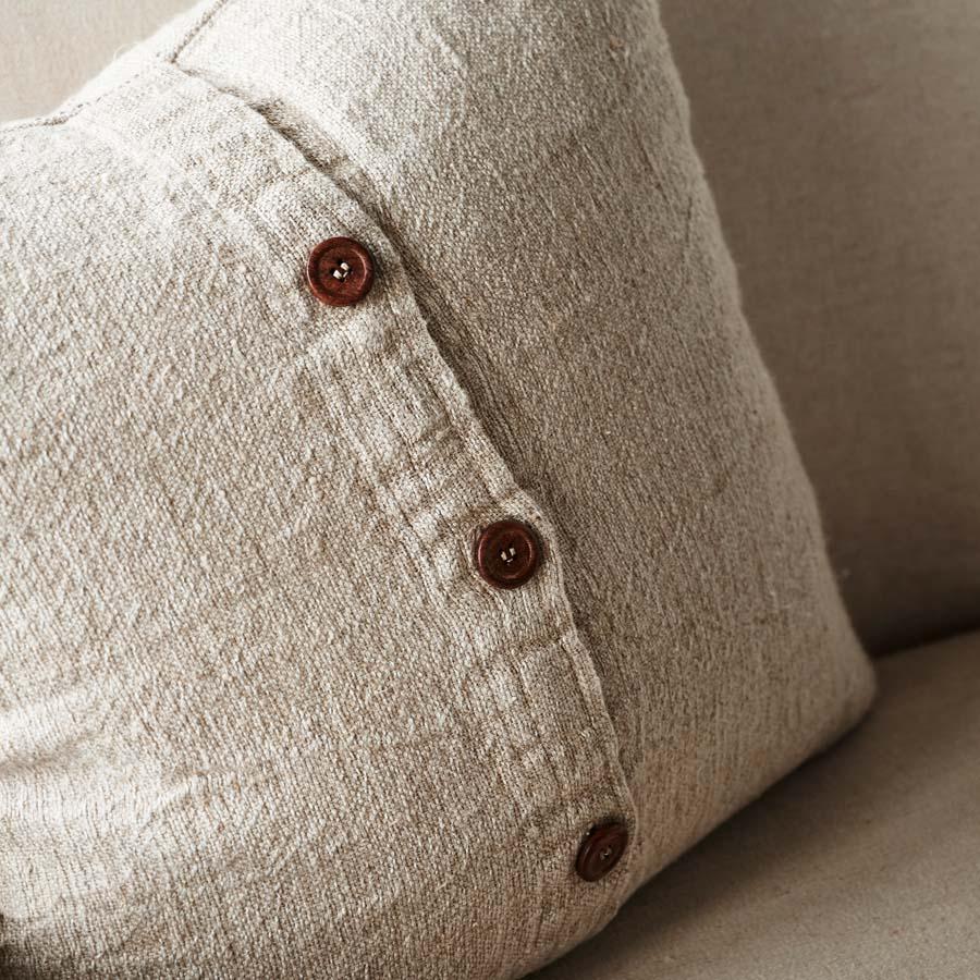 Eadie Mayla Handwoven Linen Cushion
