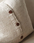 Eadie Mayla Handwoven Linen Cushion