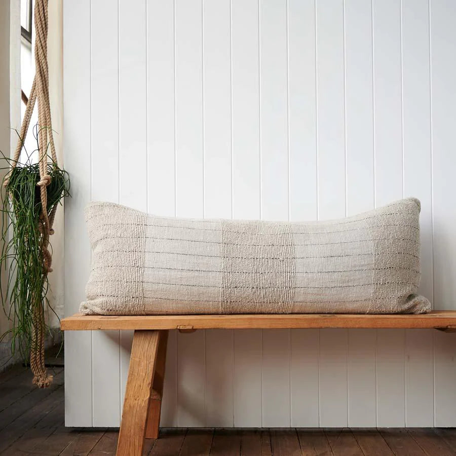Eadie Mayla Handwoven Linen Cushion