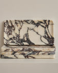 Linea Rectangle Marble Tray