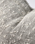 Eadie Polo Cushion - Silver/White