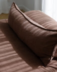 Eadie Luca Linen Bed Cover - Clay