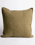 Eadie Luca Linen Cushion - Olive