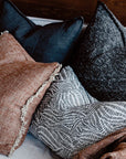 Eadie Tabako Linen Cushion