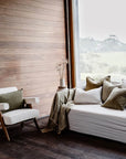 Eadie Kanso Cushion - Moss Green