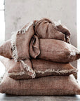 Eadie Tabako Linen Cushion