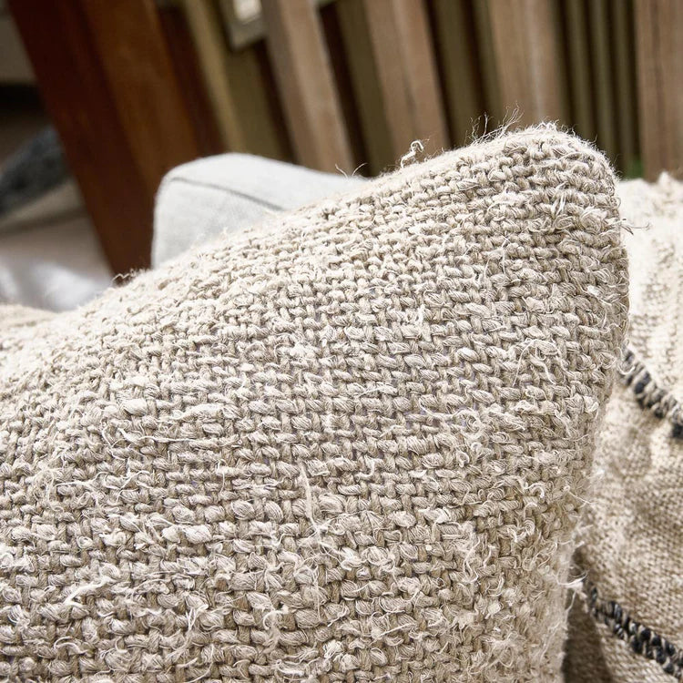 Eadie Wabi Recycled Linen Cushion