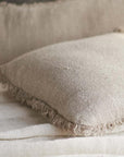 Eadie Bedouin Linen Cushion - Natural