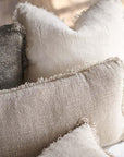 Eadie Bedouin Linen Cushion - Natural