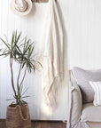 Eadie Bedouin Oversized Linen Throw