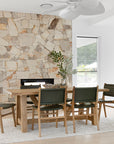 Paloma Flat Leather Chair