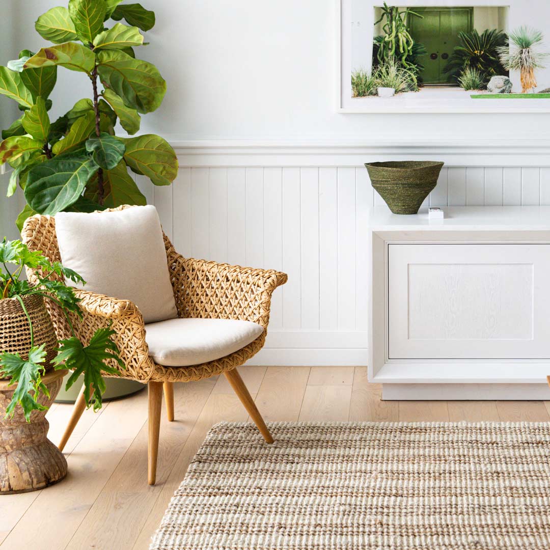 Zebra Flintoft Stripe Jute Rug