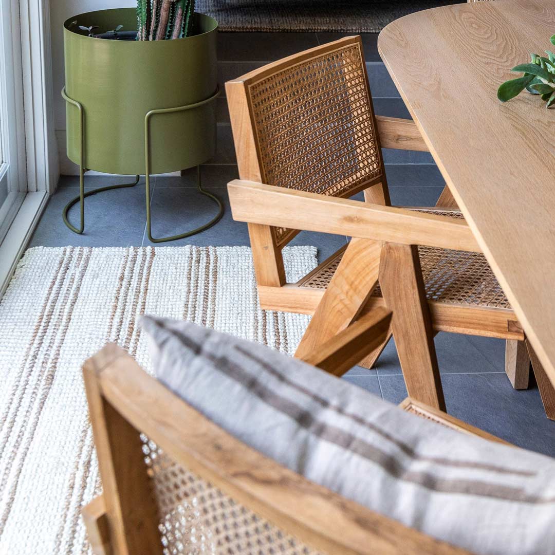 Zebra Flintoft Stripe Jute Mat