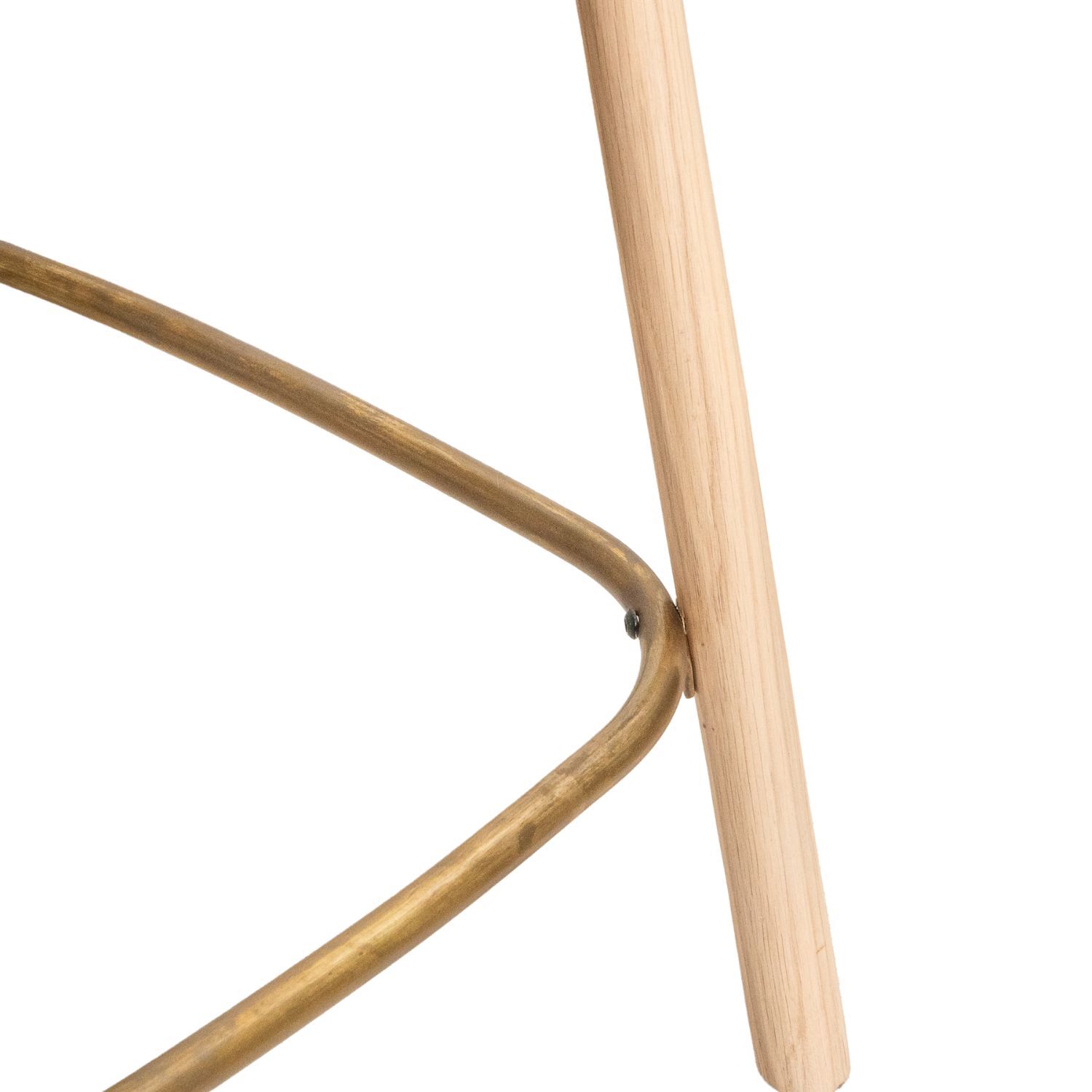 Neva Bar Stool - Silver/White