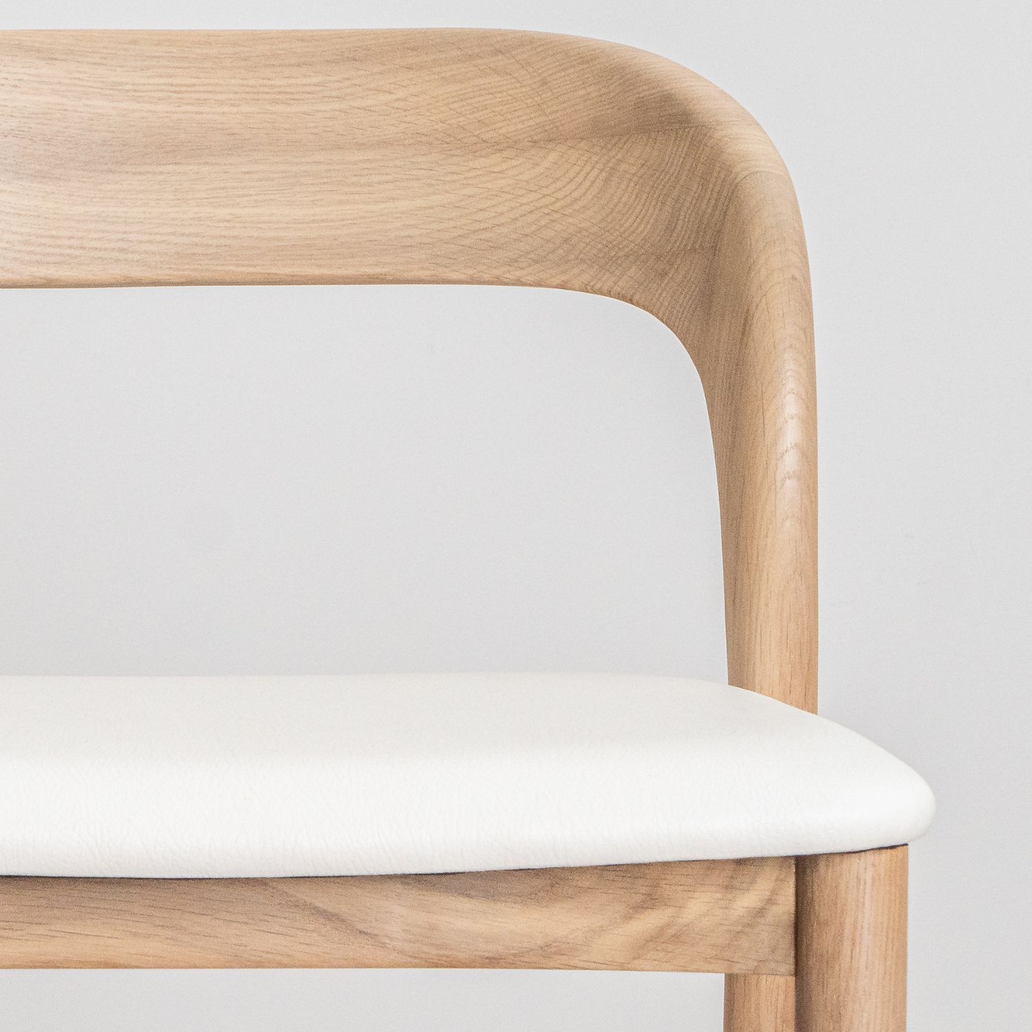 Neva Bar Stool - Silver/White