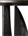 Ethnicraft Geometric Side Table in Oak Black