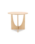 Ethnicraft Geometric Side Table in Natural Oak