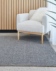 J+J Atlantic Wool/Jute Rug - Grey