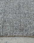 J+J Atlantic Wool/Jute Rug - Grey