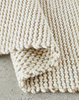 J+J Inlet Hand-loomed Rug - Cream