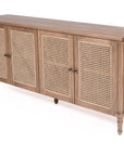 Village Four Door Sideboard - Weathered Oak