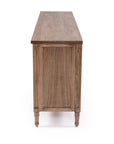 Village Four Door Sideboard - Weathered Oak
