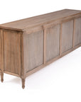 Village Four Door Sideboard - Weathered Oak