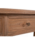 Village Wide Console Table - Weathered Oak