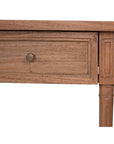 Village Wide Console Table - Weathered Oak