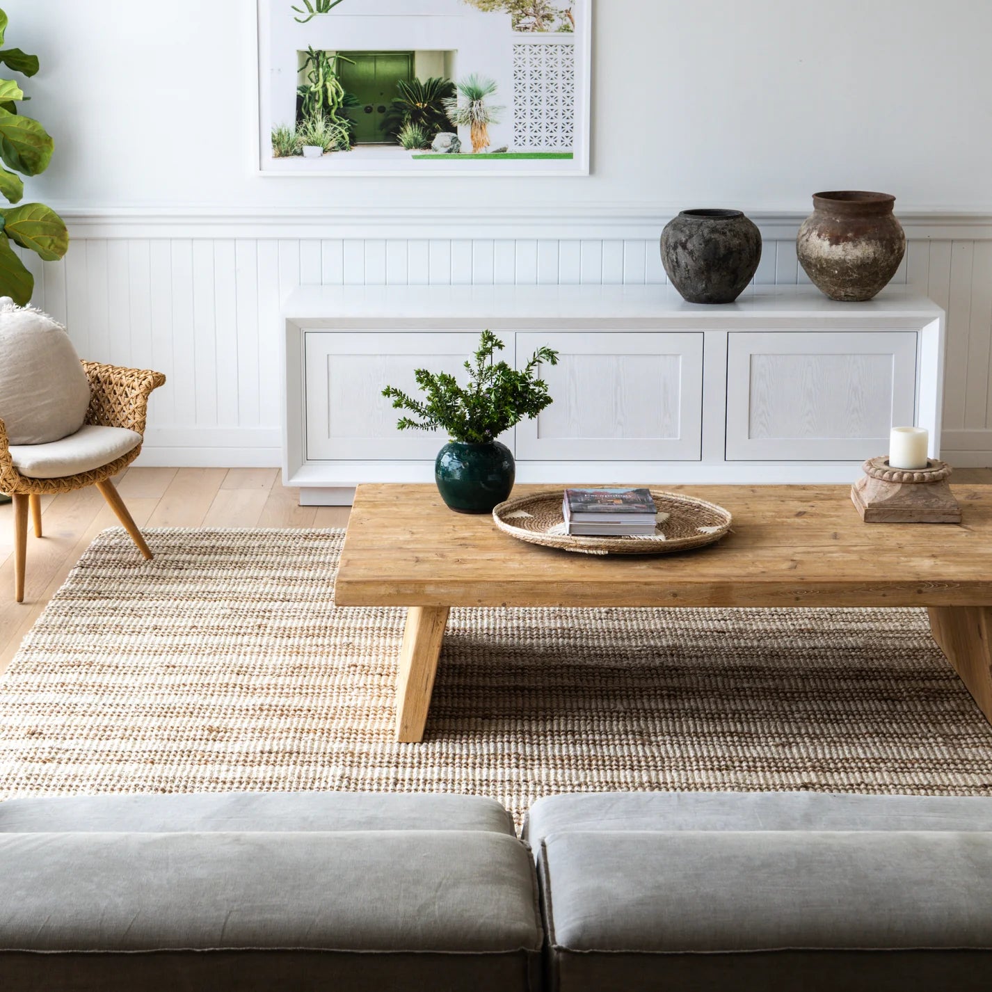 Zebra Flintoft Stripe Jute Rug