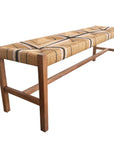 Saba Woven Cord Bench - Sand