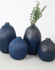 Cucumis Blue Speckle Vase